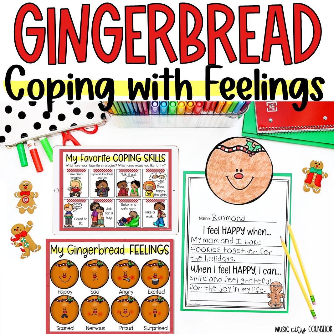 gingerbread coping with feelings coping skills SEL counseling