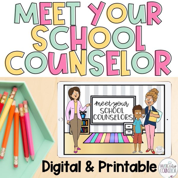 Meet the School Counselor, Digital & Printable - Music City Counselor