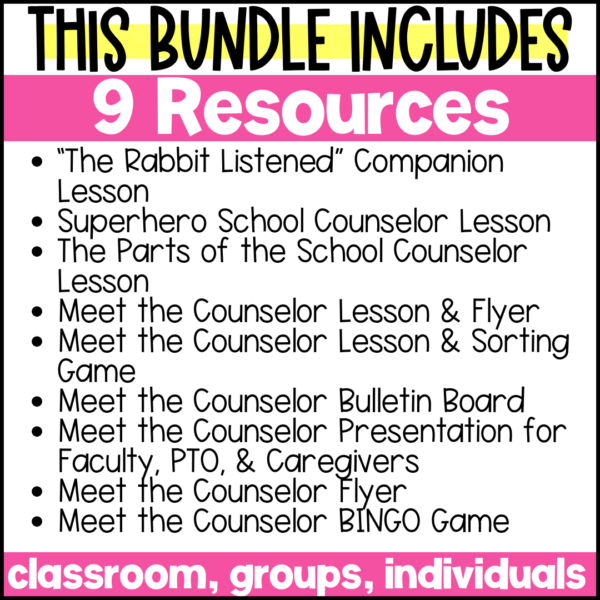 Meet the School Counselor BUNDLE - Image 2