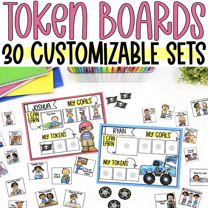 Token Boards, Visual Reward Choice Menu