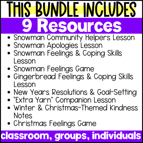 Winter Counseling & SEL BUNDLE - Image 2