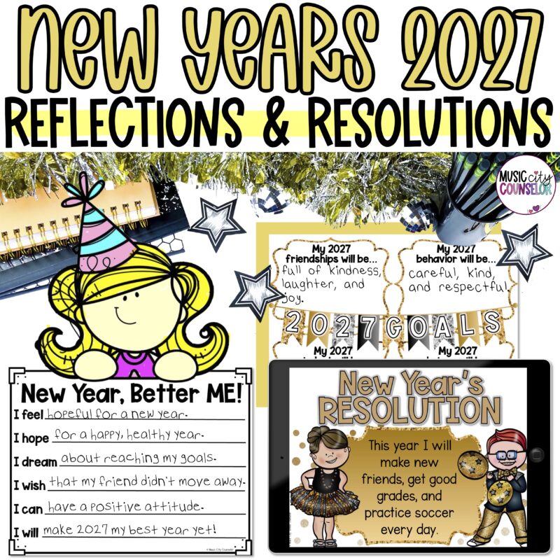 New Years 2027 SEL & Counseling Activity