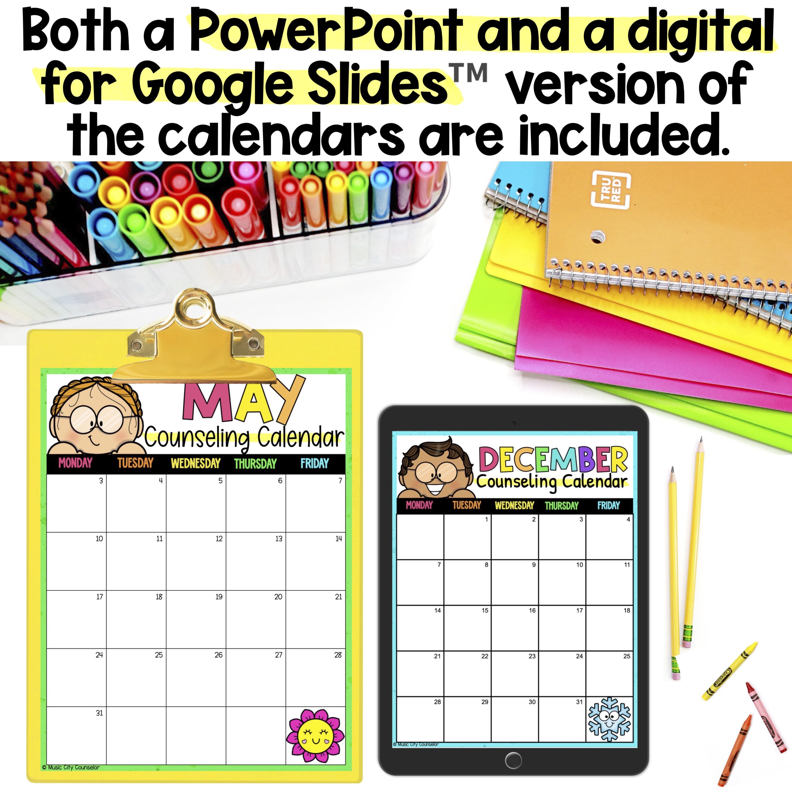 School Counseling Monthly Calendar - Image 3