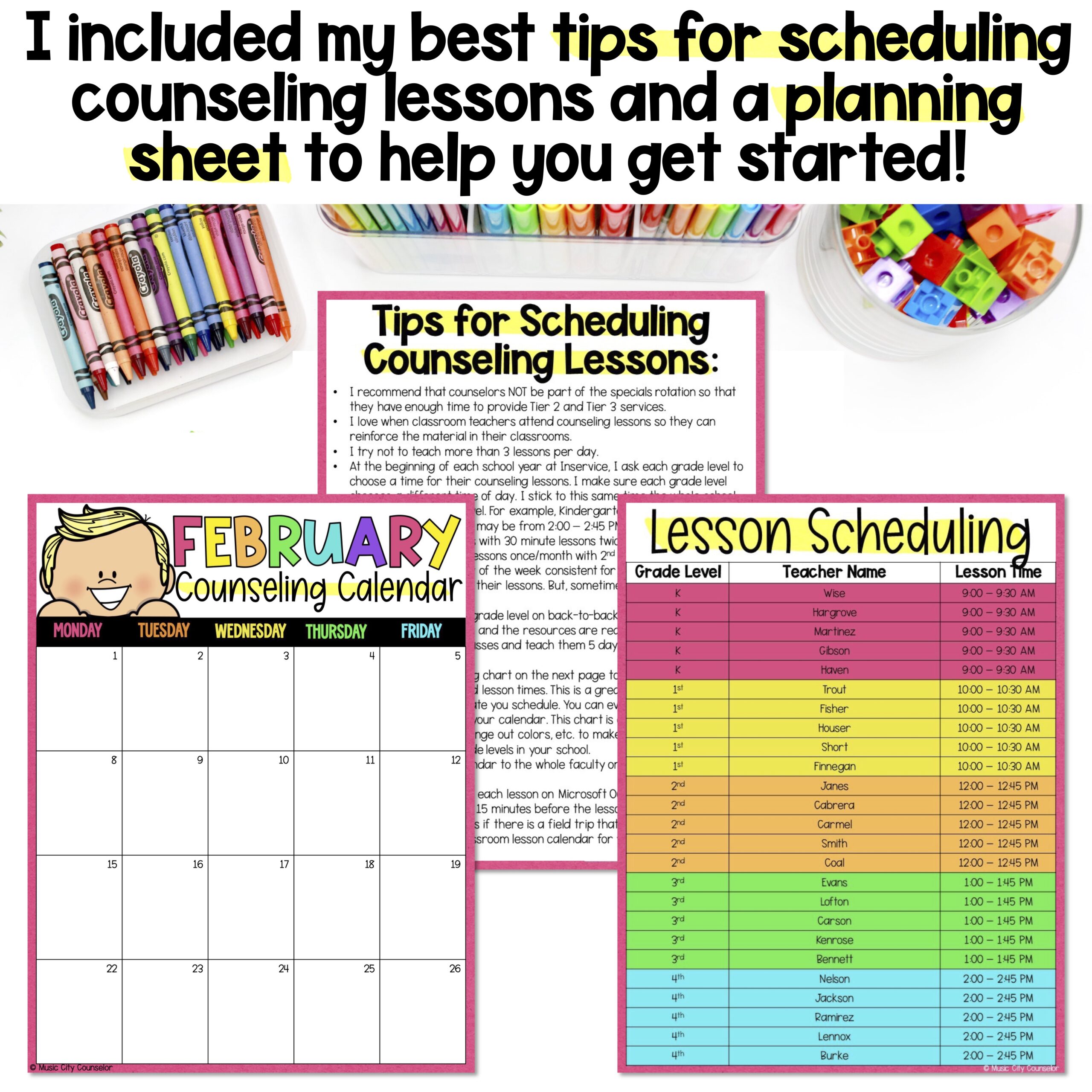 School Counseling Monthly Calendar - Image 4