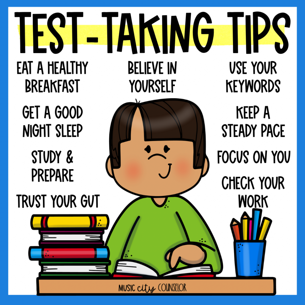 Test Taking Tips Tools For Elementary Learners Music City Counselor