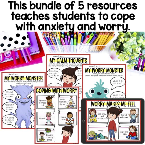 Anxiety & Worry Resource BUNDLE - Image 2