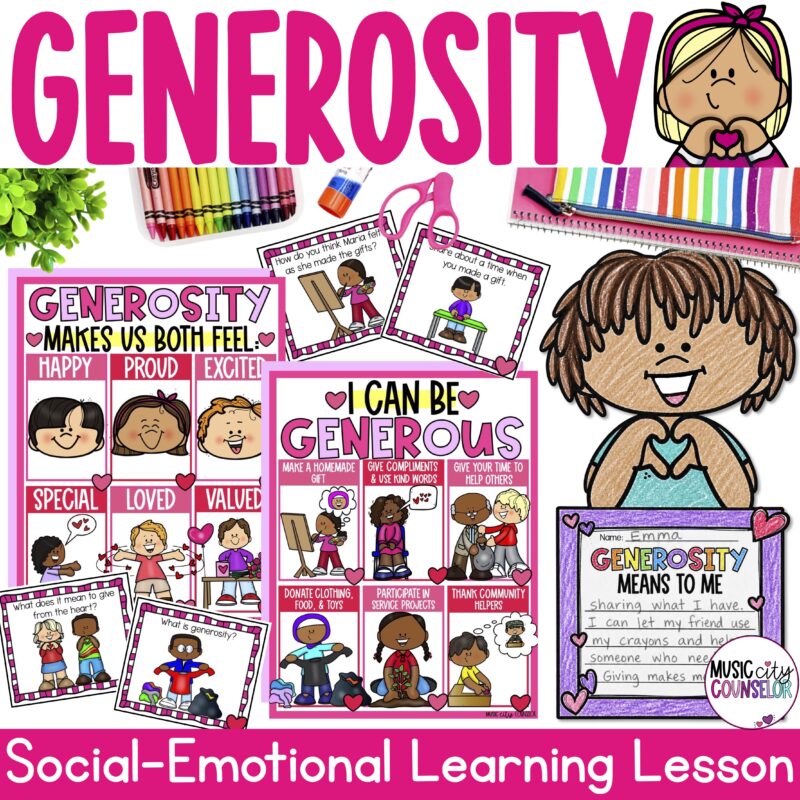 Generosity & Giving Character Education Lesson