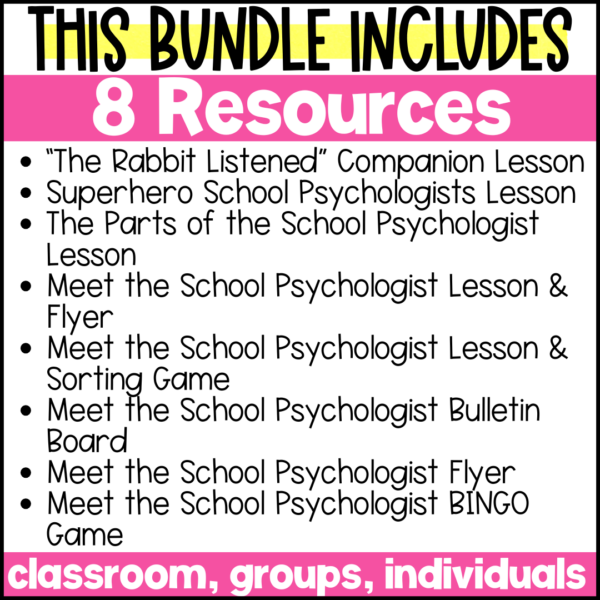 Meet the School Psychologist Bundle - Image 2