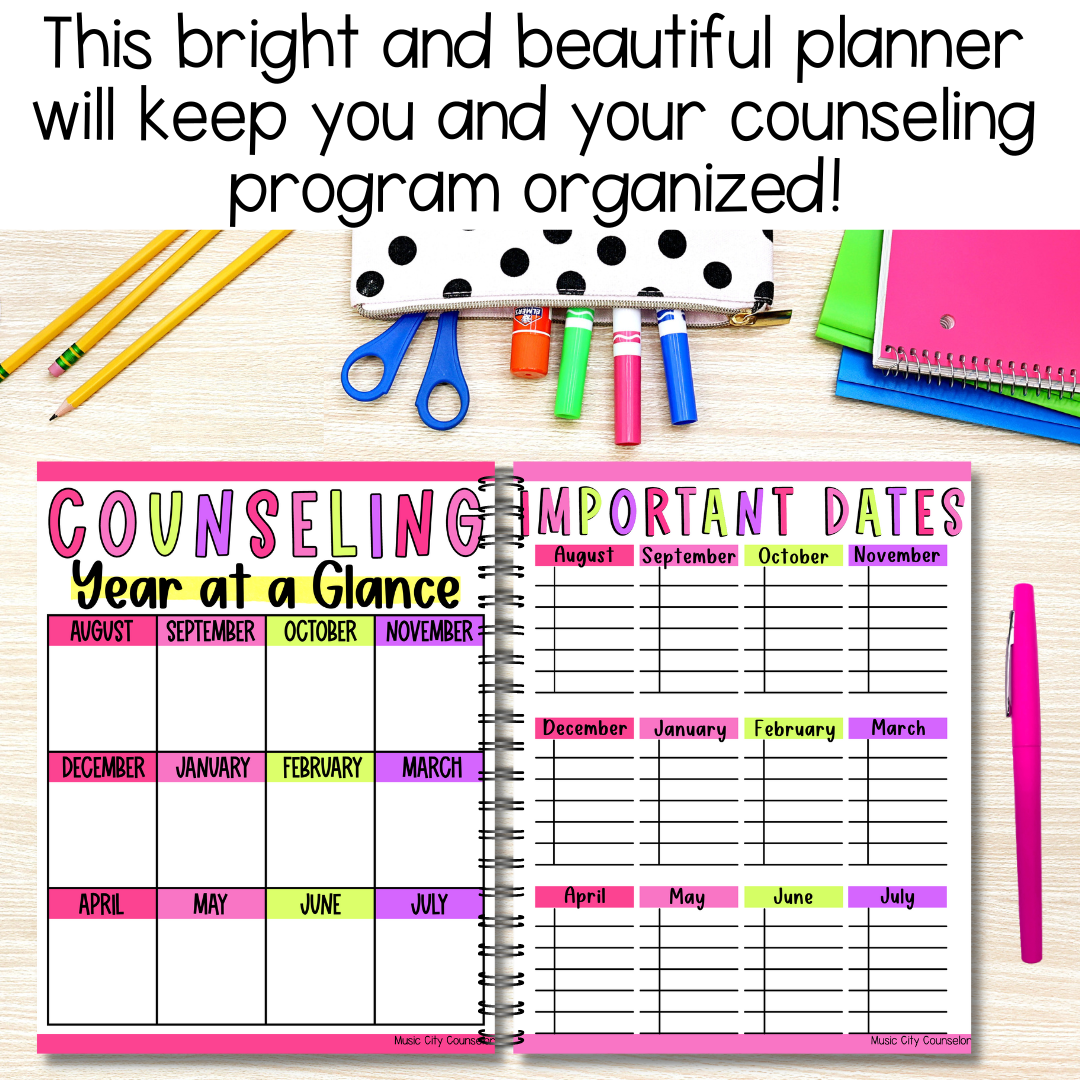 Elementary School Counseling Planner - Music City Counselor