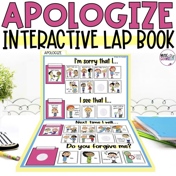 How to Apologize, 4-Step Apology Lap Book