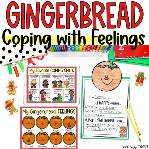 Gingerbread Feelings & Coping Skills Lesson