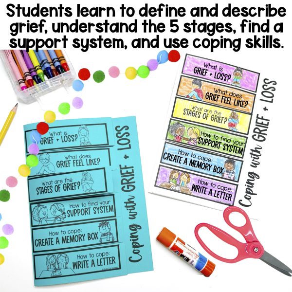 Grief & Loss Folded Craft Activity - Image 3