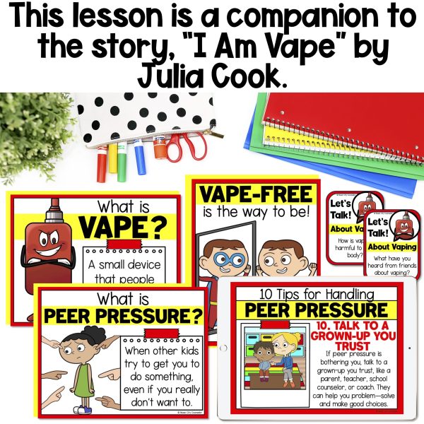 "I Am Vape" by Julia Cook Companion Lesson - Image 2