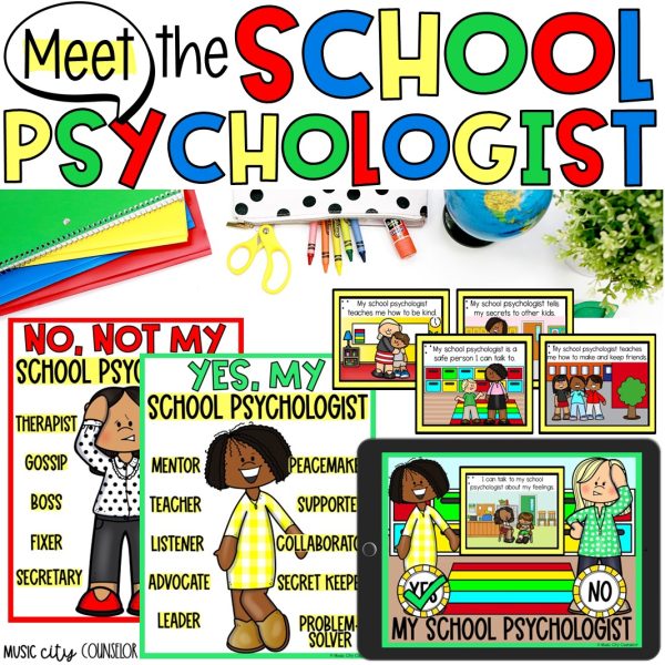 Meet the School Psychologist Lesson & Sorting Game