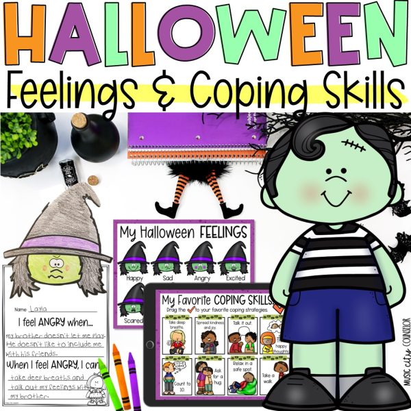 Halloween Feelings & Coping Skills Lesson