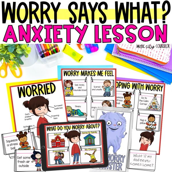 Worry Says What? Companion Lesson, Digital & Printable