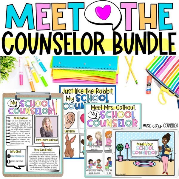 Meet the School Counselor BUNDLE - Image 20