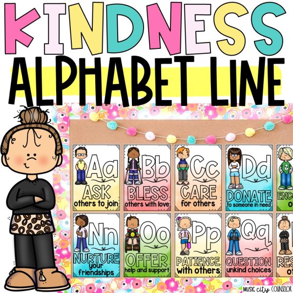 Kindness Alphabet Line