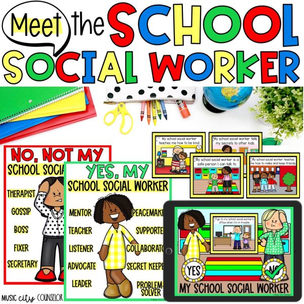 Meet the School Social Worker Lesson & Sorting Game