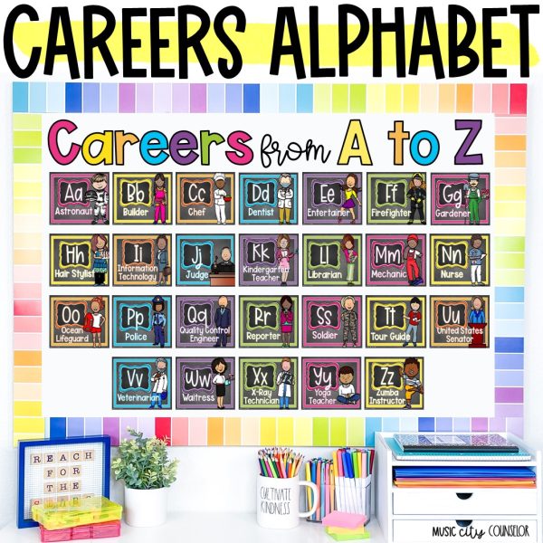 Careers Alphabet Line & Bulletin Board