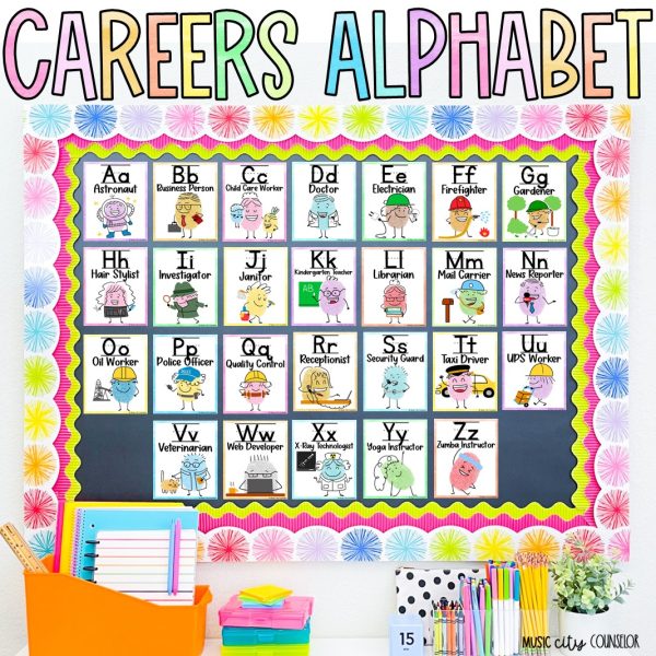 Careers & Community Helpers Alphabet Line