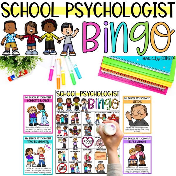 Meet the School Psychologist BINGO Game