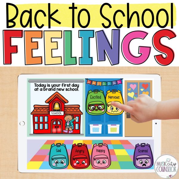 Back to School Feelings Game, Digital & Printable