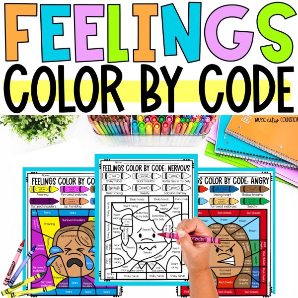 Feelings Identification Color by Code