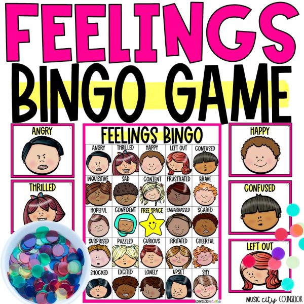 Feelings & Emotions BINGO Game