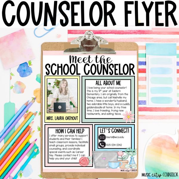 Meet the School Counselor Flyer