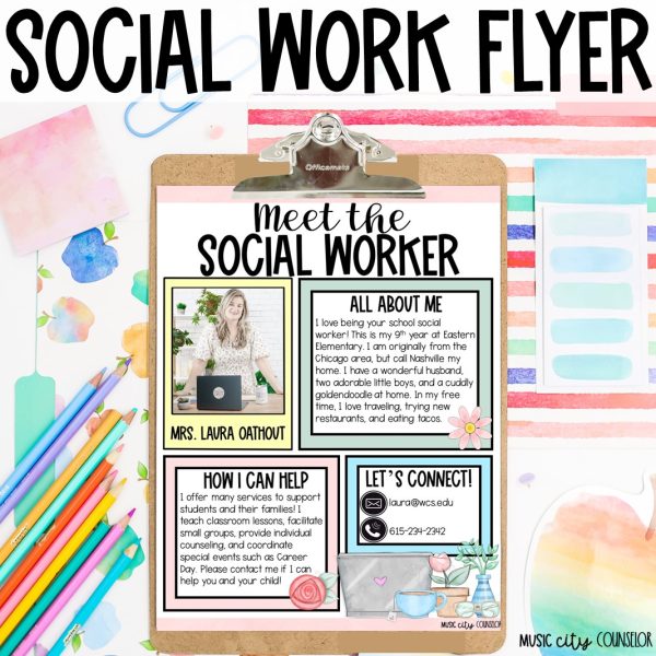 Meet the School Social Worker Flyer