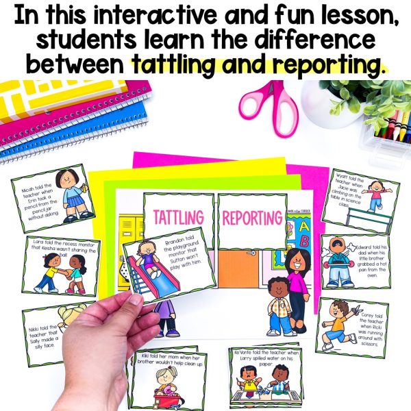 Tattling vs. Reporting (Telling) Lesson - Image 2