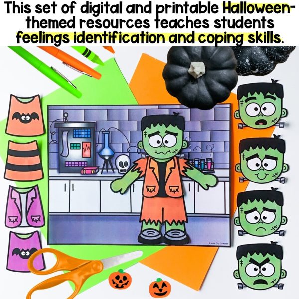 Halloween Feelings & Coping Skills Lesson - Image 2