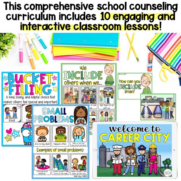 School Counseling Curriculum, 10-Lesson Bundle #1 - Image 2