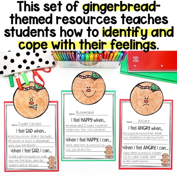 Gingerbread Feelings & Coping Skills Lesson - Image 2