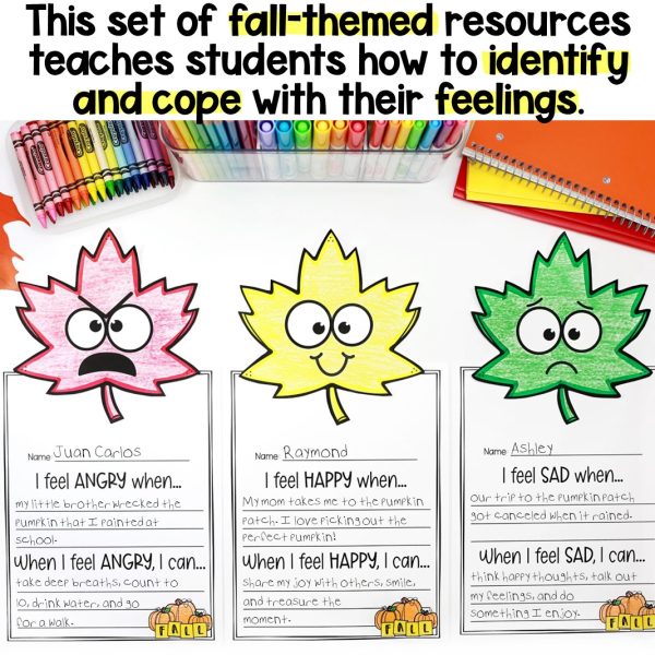 Fall Feelings & Coping Skills Lesson - Image 2