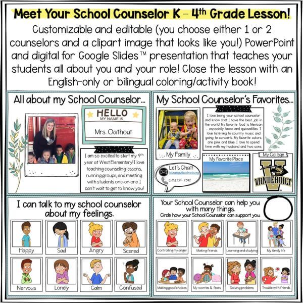 Meet the School Counselor BUNDLE - Image 6