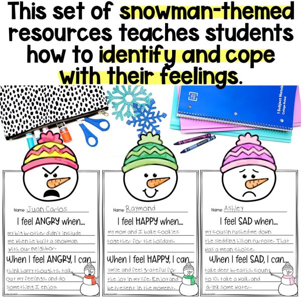 Snowman Feelings & Coping Skills Lesson - Image 2