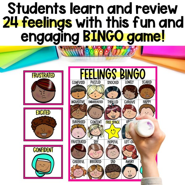 Feelings & Emotions BINGO Game - Image 2