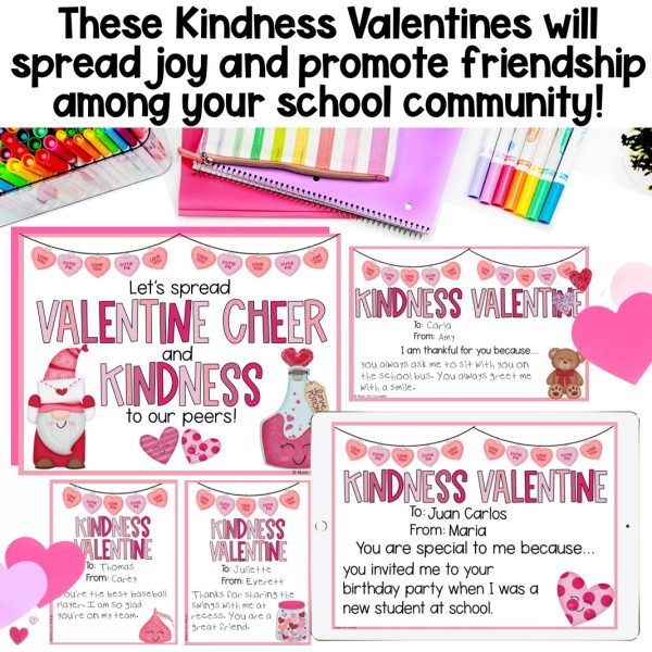 Valentine's Day Kindness Notes, Digital & Printable - Image 2