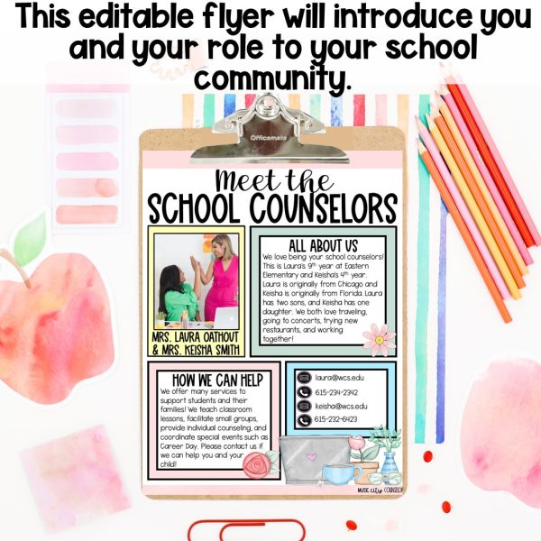 Meet the School Counselor Flyer - Image 2