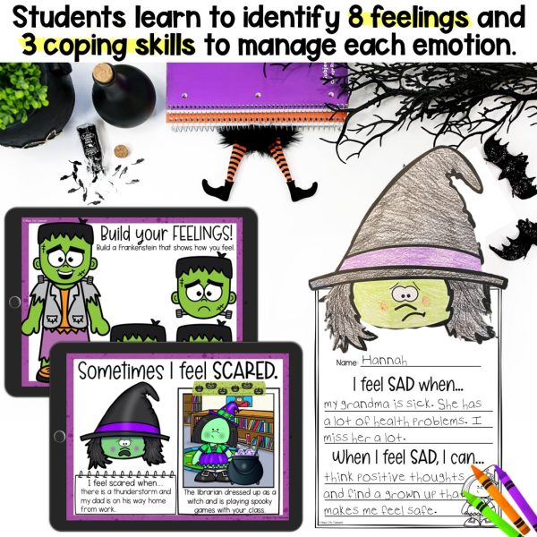 Halloween Feelings & Coping Skills Lesson - Image 3