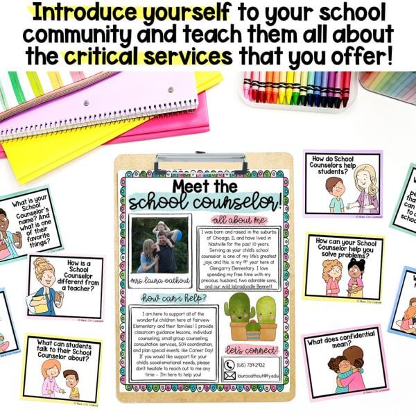 Meet the School Counselor BUNDLE - Image 17