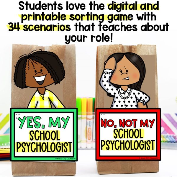 Meet the School Psychologist Lesson & Sorting Game - Image 3