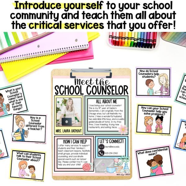 Meet the School Counselor BUNDLE - Image 3