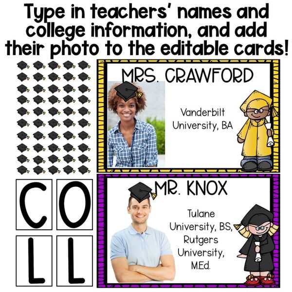 College Awareness Editable Bulletin Board - Image 3