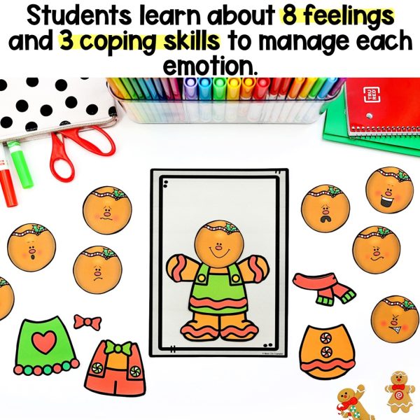 Gingerbread Feelings & Coping Skills Lesson - Image 3