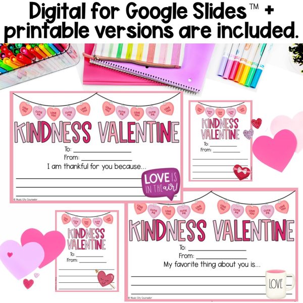 Valentine's Day Kindness Notes, Digital & Printable - Image 3