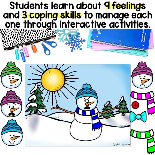 Snowman Feelings & Coping Skills Lesson - Image 3