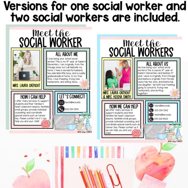 Meet the School Social Worker Flyer - Image 3